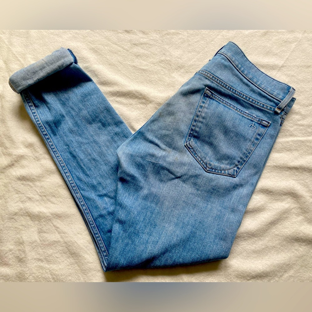 Rag & Bone Men's Fit 2 Slim Fit Jeans In Medium Wash Size: 31